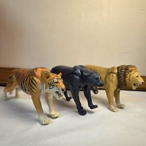 Jumanji Lanard Lion Tiger Panther Toy Lot